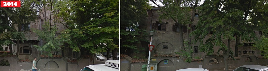 Aşa arăta clădirea istorică în 2014, înainte de a fi demolată