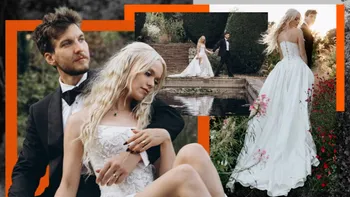 Nuntă de poveste pentru cei doi actori într-un castel din secolul al XII-lea. Jurămintele au emoționat toți invitații
