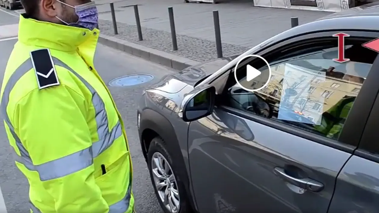 Nu este păcăleală! Un șofer din Argeș a fost amendat pentru că a respectat întocmai recomandările Poliției Române!