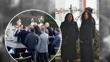 Imaginile durerii la înmormântarea mamei Mihaelei Rădulescu! Familia și apropiații au condus-o pe ultimul drum