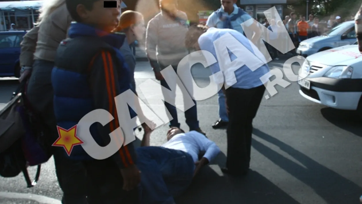 Lovit pe trecerea de pietoni! Un bucurestean de 30 de ani a fost izbit in plin si aruncat la cateva sute de metri!