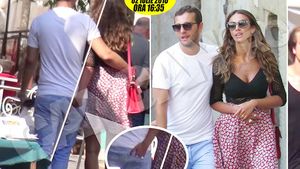 Imagini în exclusivitate mondială realizate de paparazzii CANCAN.ro. Am filmat jocul pasional dintre Ghenea şi puştiul milionar! Cei doi au luat prânzul la o terasă din Arezzo, unde au băut vin alb şi s-au copleşit cu gesturi… explicite