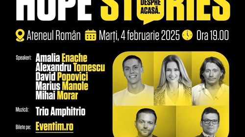 Cinci povești despre ACASĂ: David Popovici, Amalia Enache, Alexandru Tomescu, Marius Manole și Mihai Morar pe scena Ateneului Român