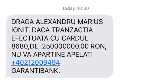 Mesajul de la Garanti Bank care l-a adus pe tânărul bucureștean în pragul infarctului!