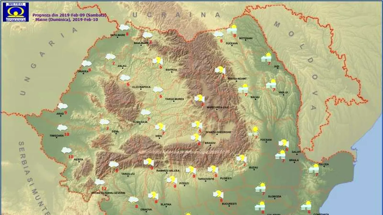 Prognoza meteo 10 - 11 februarie! Anuntul facut acum de ANM! Se intampla luni