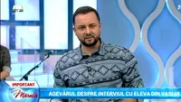 Catalin Maruta a rabufnit! Ce spune despre interviul cu eleva violata din Vaslui