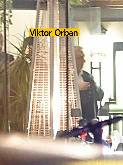 Viktor Orban, după o cină copioasă (SURSA FOTO: CANCAN.RO)