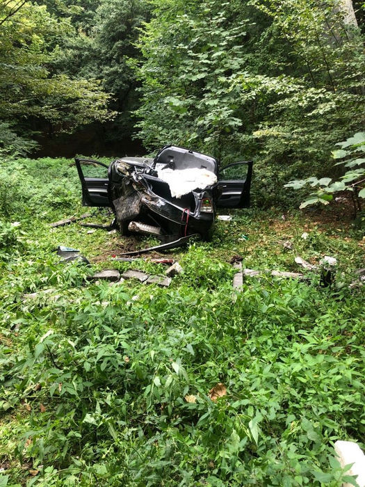 Adolescentul a supraviețuit accidentului terifiant și a fost transportat la spital
