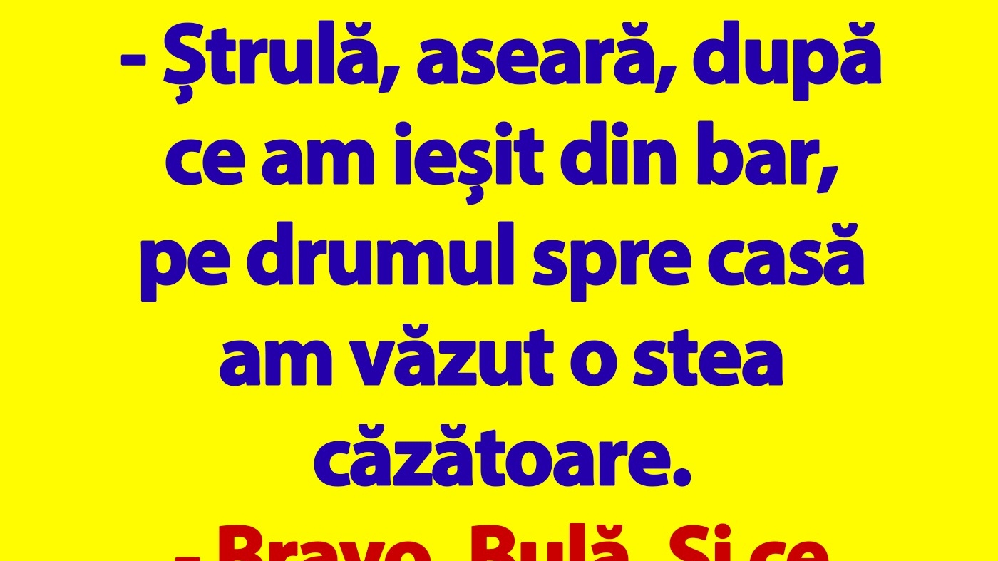 BANC | Bulă și steaua căzătoare