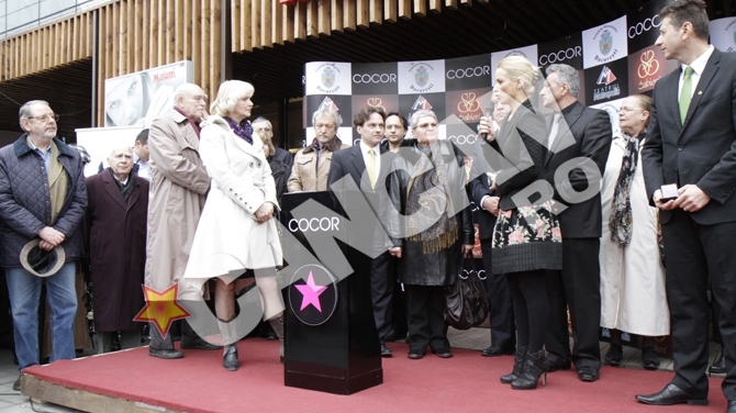 Actorul Stefan Iordache a primit o stea pe Aleea Celebritatilor din Capitala