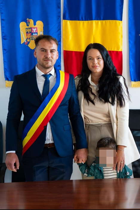Primarul David Hodorog este căsătorit și are un băiețel de 3 ani foto: arhivă personală