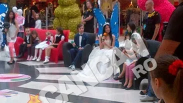 Iubita fotbalistilor s-a transformat in printesa pentru o zi! Marinela Avadani, in rochie vaporoasa si cu diadema pe cap