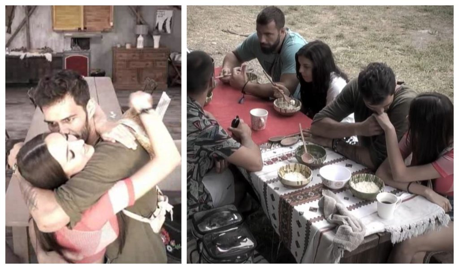 George Burcea și Viviana Sposub, gesturi de îndrăgostiți după ce au dormit o noapte în același pat în timpul filmărilor pentru emisiunea “Ferma. Orășeni vs săteni” © Pro TV