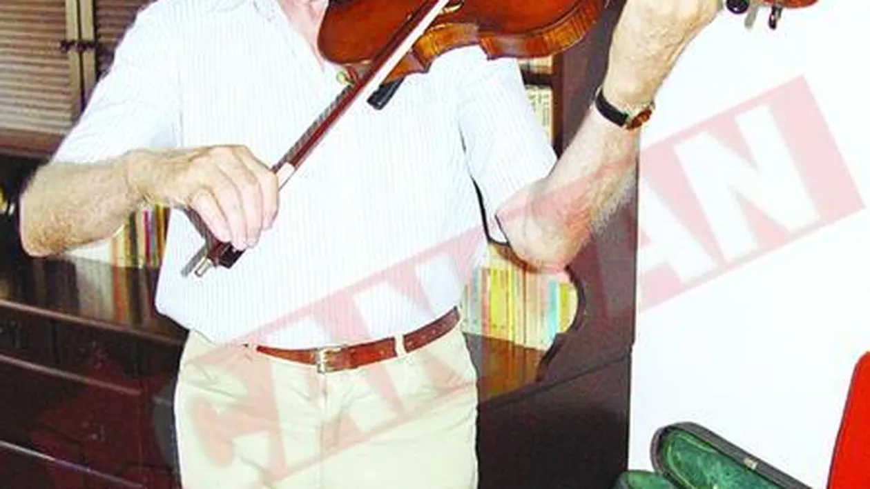 Fostul ministru de Interne canta la vioara