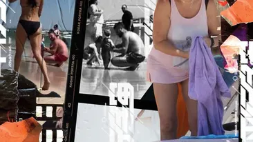 Gabriela Cristea are „concurență” la plajă?! L-am filmat pe soțul ei cum privea “pofticios” după puștoaice