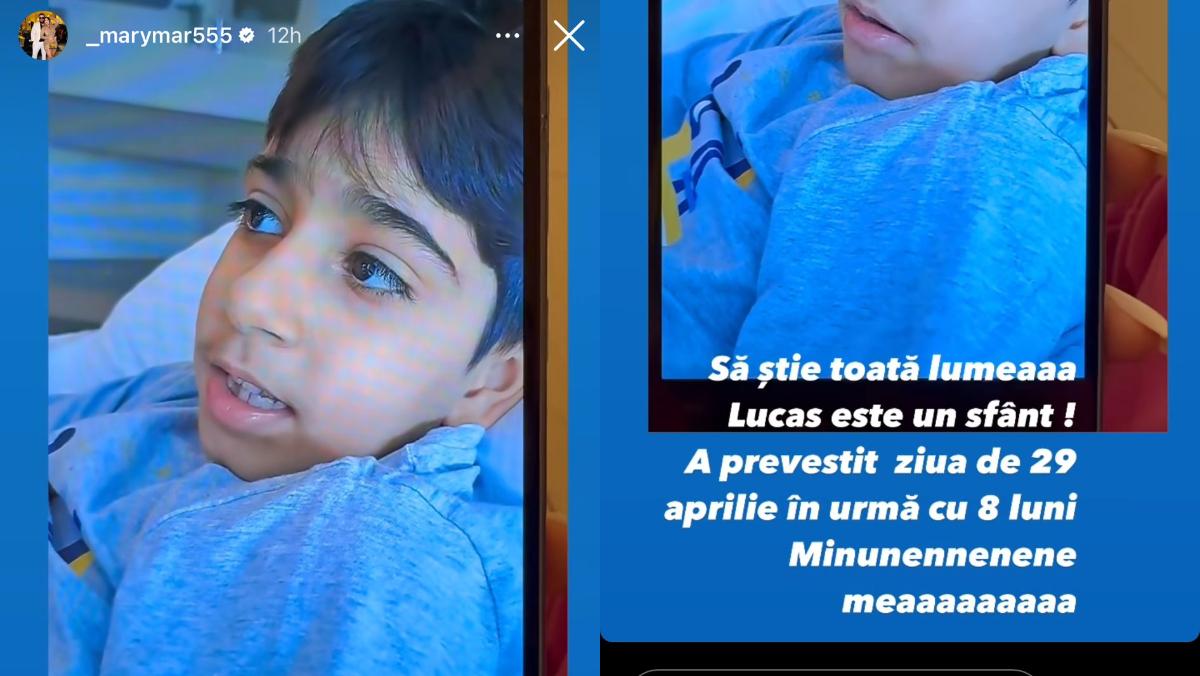 Lucas, nepotul lui Marymar / Foto: Facebook