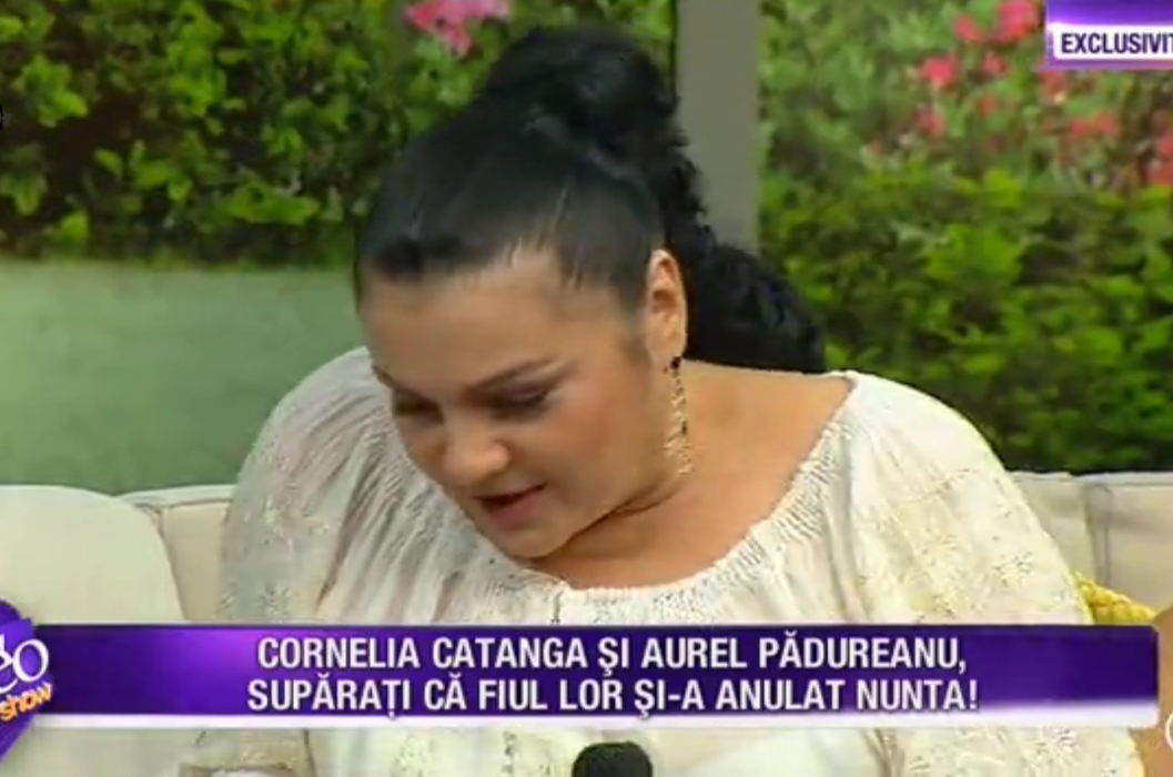 Cornelia Catanga a rămas fără locuinţă