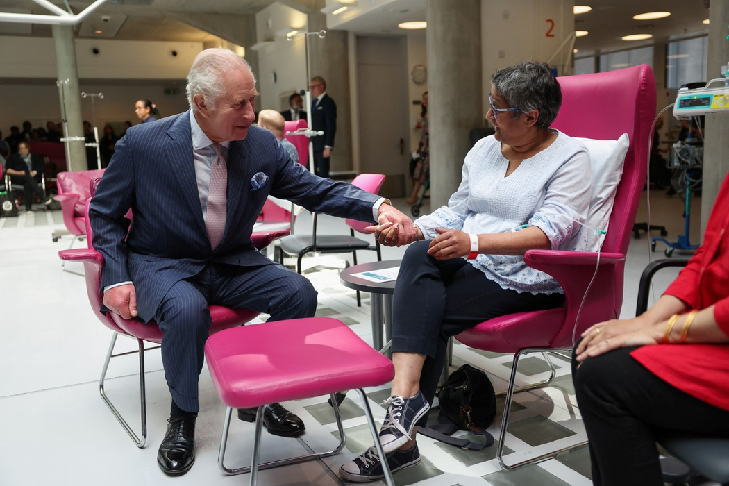Regele Charles, vizită la un centru de luptă contra cancerului /Foto: Profimedia Images