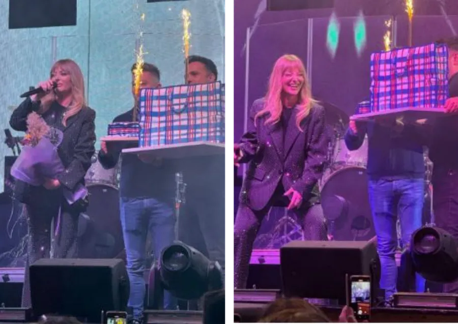 Tortul surpriză pentru Delia. Sursă foto: Instagram