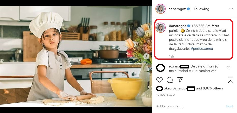 Dana Rogoz nu îi mai ascunde fața fetiței sale! E superbă Lia Elena, iar detaliile din poza de colecție au atras toate privirile