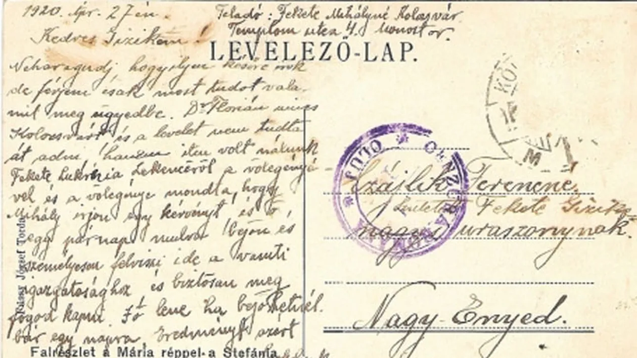 INCREDIBIL! O carte postala a ajuns la destinatie dupa 95 de ani