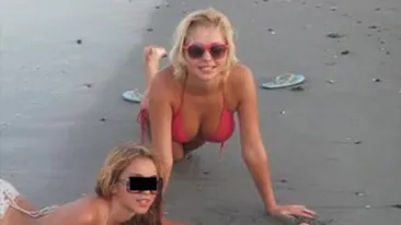 Ia uite ce sexy e, la plaja, logodnica fiului lui Adrian Paunescu! E fosta Miss si n-a implinit inca 19 ani!