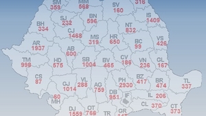 Aproape 32.000 de locuri de muncă vacante în România, în 12 octombrie 2018. Distribuția pe județe - hartă