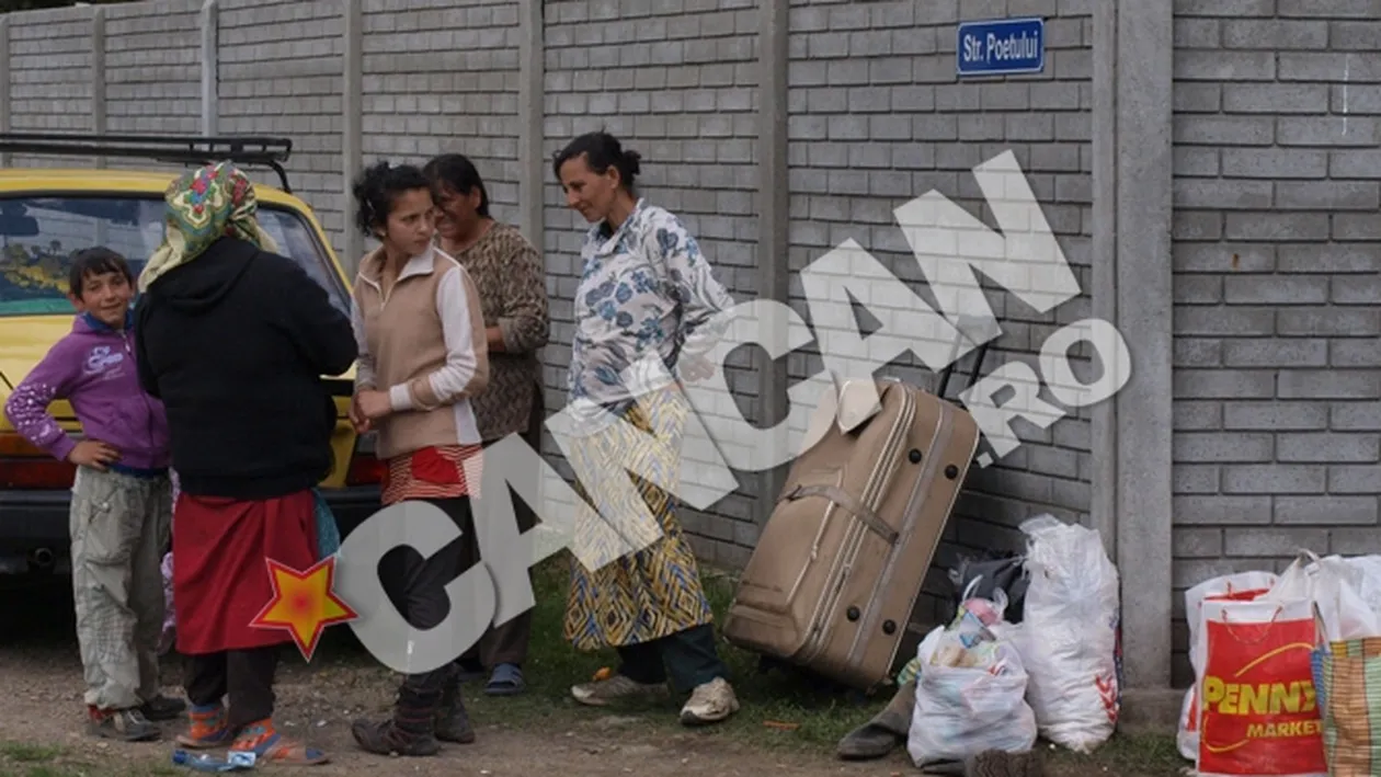 Cersetorii din Arad au venit cu trollere la cimitire dupa pomenile de Pastile Mortilor