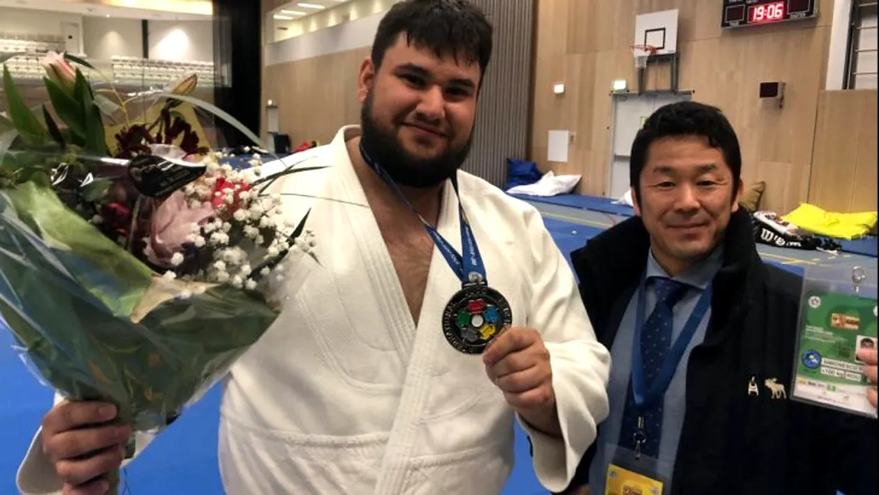 Super performanță! Vlăduț Simionescu, medalie de argint la Grand Prix-ul de Judo de la Haga