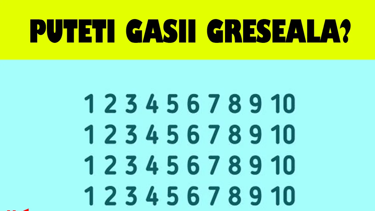 Test IQ viral cu 10 întrebări | Prima: Puteți găsi greșeala?