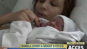 Daniela Gyorfi: "Beam cafeaua cu George dimineata cand am spus "Gata nasc""!