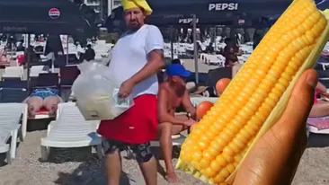 Cu cât a ajuns să se vândă porumbul fiert pe plaja din Eforie Nord, acum, că a început sezonul