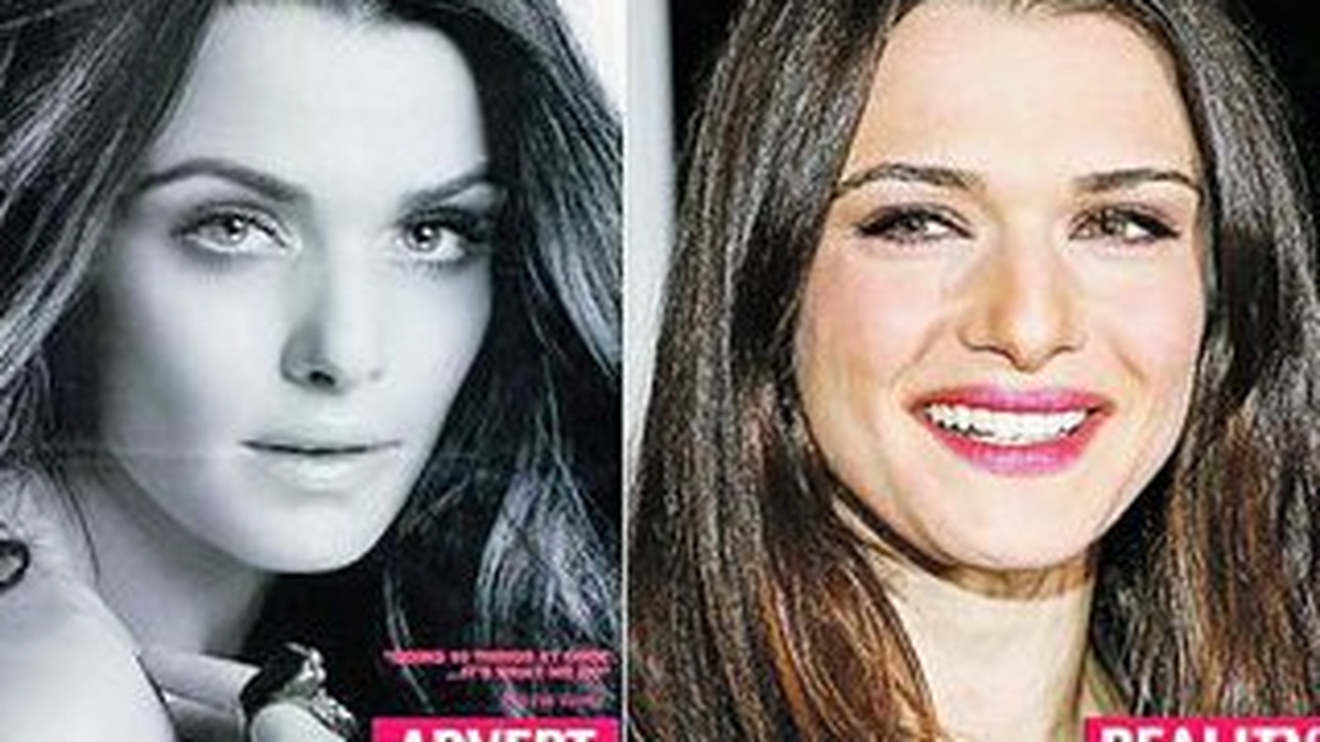 Rachel Weisz, prea photoshopata