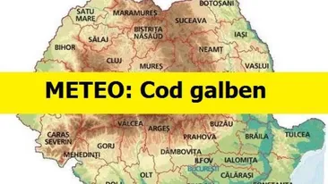 Cod galben de vânt puternic în județe din Moldova și Transilvania, joi seara