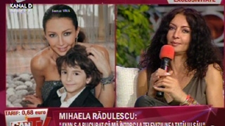 VIDEO Mihaela Radulescu, despre emisiunea de la Realitatea TV: "M-am sfatuit si cu Ayan sa revin in televiziune. I-am zis ca facem ceva pentru tata, el s-a bucurat pentru mine"