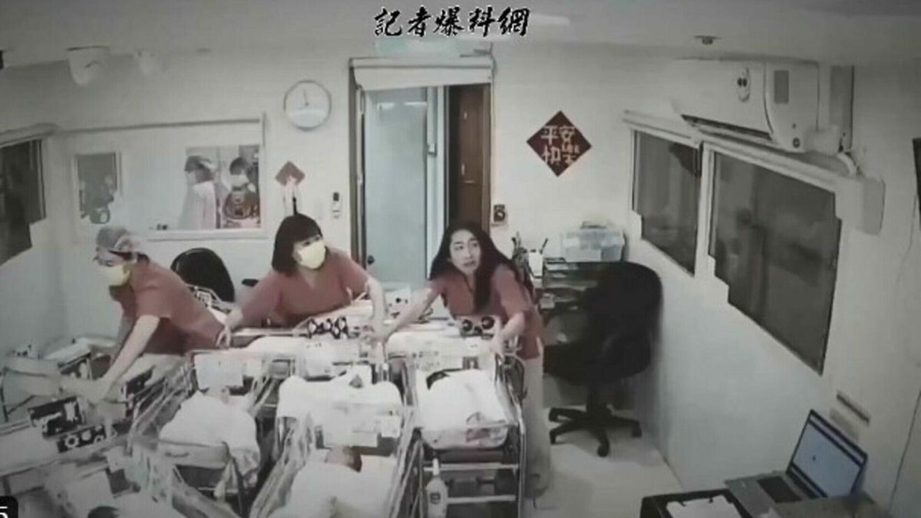 Cutremurul a făcut ravagii în Taiwan. Momentul emoționant în care asistentele salvează viețile bebelușilor aflați în incubatoare
