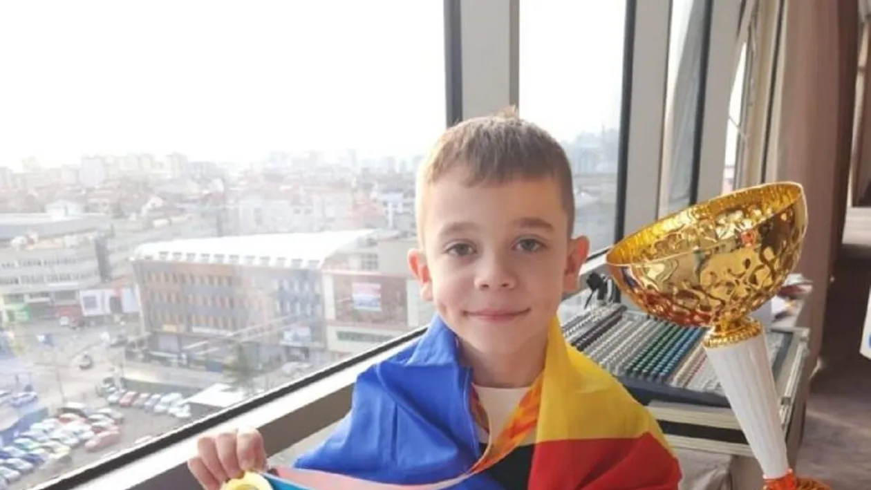 Iustin Petcu, minunea de 8 ani din Năvodari: Ce performanță extraordinară a reușit copilul de aur al României