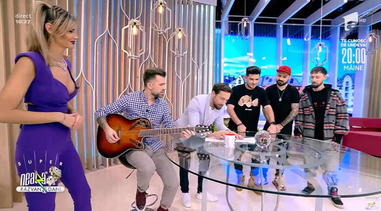 Ramona Olaru și Cuza, “înțepături” acide în direct, la Antena 1! Gestul surprinzător făcut de cântăreț față de fosta iubită | VIDEO