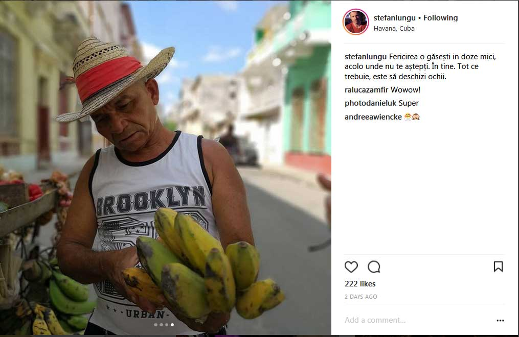 Ioana și Ștefan au postat pe Instagram instantanee din vacanța petrecută în Cuba