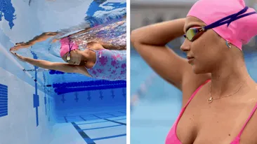 Ce s-a întâmplat cu înotătoarea Andreea, colegă cu David Popovici. Este celebră în SUA, nu în România!