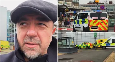 Horia Brenciu, în mijlocul unui jaf pe aeroportul Heathrow, în Londra! 21 de persoane au fost rănite