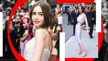 Apariție îngrijorătoare a actriței din „Emily in Paris”. Lily Collins are o talie de viespe