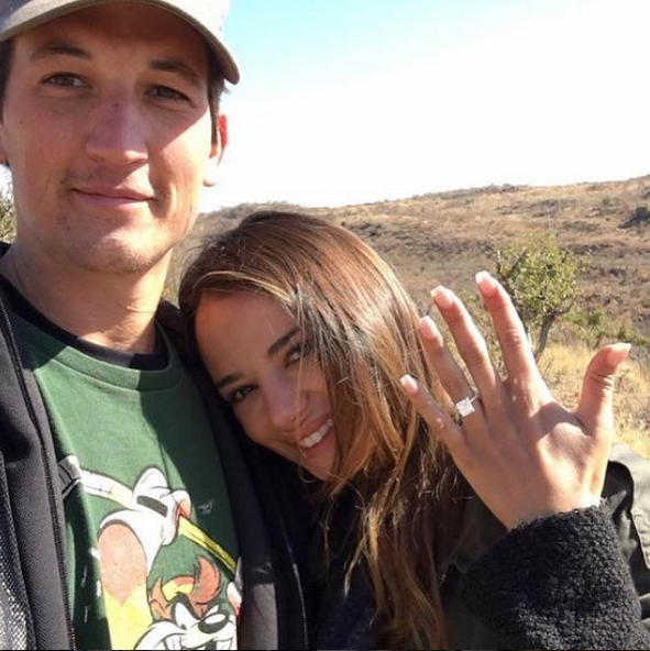Miles Teller şi-a cerut iubita de soţie! Uite ce inel impresionant i-a dăruit fotomodelului Keleigh Sperry