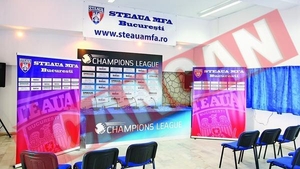 Steaua a imbracat Buzaul in rosu si albastru