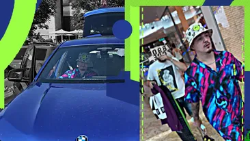 Bogdan de la Ploiești e boss de boss! E uluitor cum a apărut îmbrăcat în mall + Are aghiotant care îi cară hainele