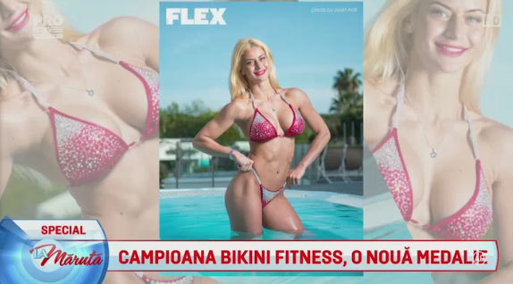 Ioana Sulea arată perfect, cu ajutorul dietei şi antrenamentelor zilnice
