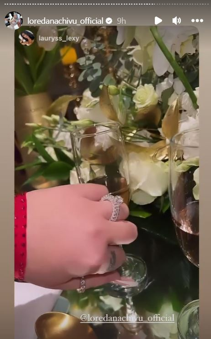 Loredana Chivu a primit inelul de logodnă. Sursă foto: Instagram