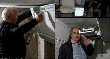 Nu e banc! Locatarii unui bloc din Baia Mare au început să își amenajeze singuri un buncăr la subsol