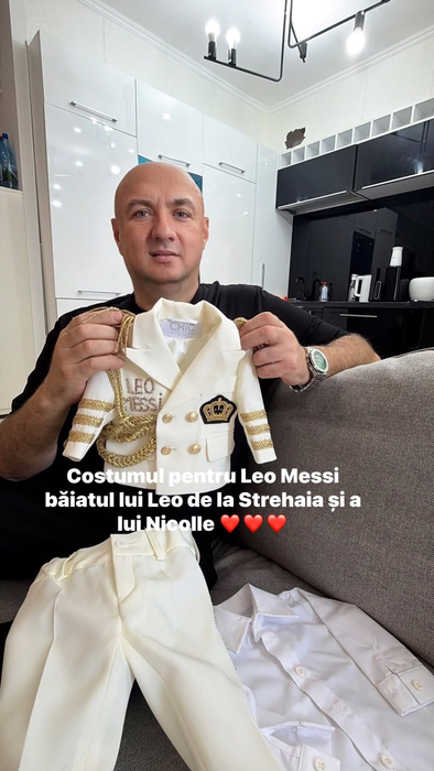 Leo de la Strehaia, nume de Champions League pentru băiețel. Cum l-a botezat