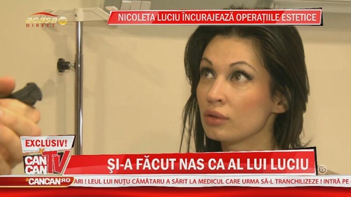 Cea mai mare fană a Nicoletei Luciu vrea să arate ca idolul ei! Denisa şi-a făcut nas ca al vedetei! Seamană?